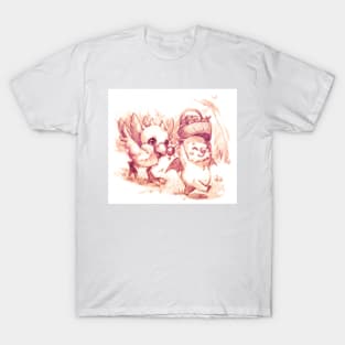 Baby Chocobo & Moguri T-Shirt